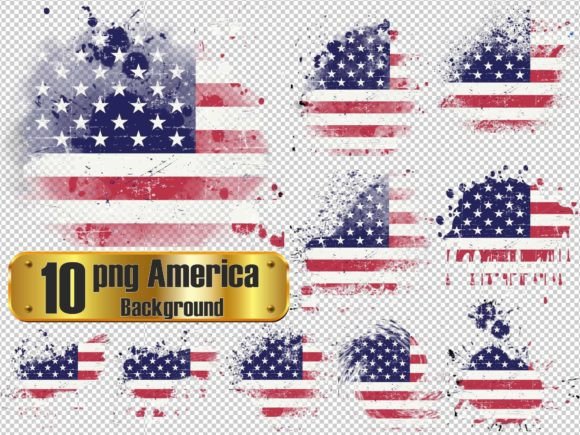 American Flag Distressed Background Png: Graphics & Crafts