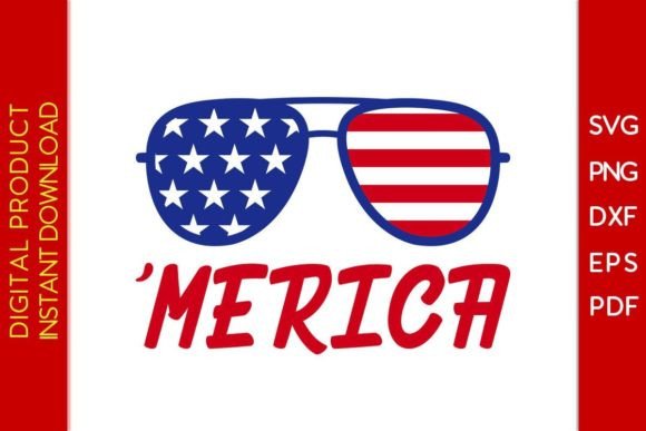 American Flag Merica 4th of July SVG