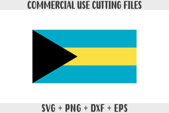 Bahamas Flag SVG Original Colors