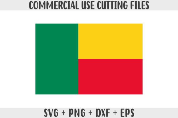 Benin Flag SVG Original Colors for Crafts and Graphics