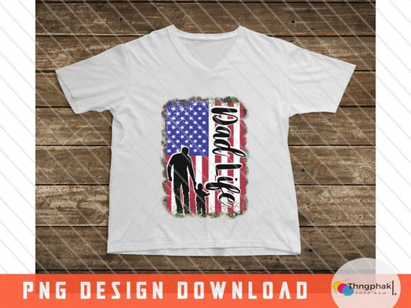 Dad Life American Flag Png: Graphics and Crafts for Real Projects