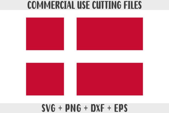Denmark Flag SVG Original Colors