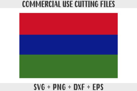 Gambia Flag SVG Original Colors Graphics