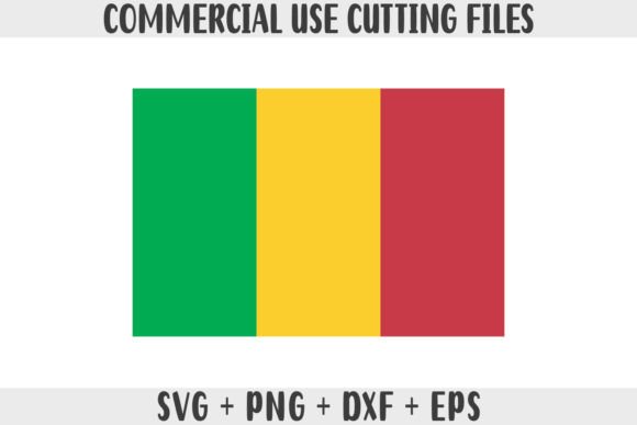 Mali Flag SVG Original Colors