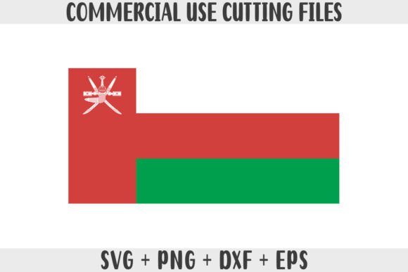 Oman Flag SVG Original Colors Graphics