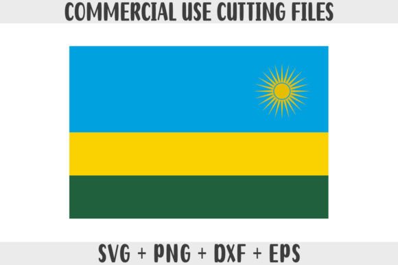 Rwanda Flag SVG Original Colors