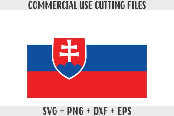Slovakia Flag SVG Original Colors Graphics