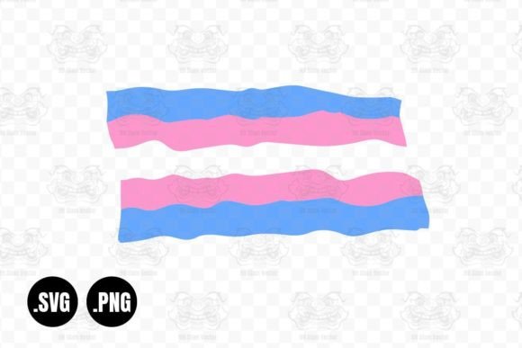 Trans Flag Svg, Transgender Flag