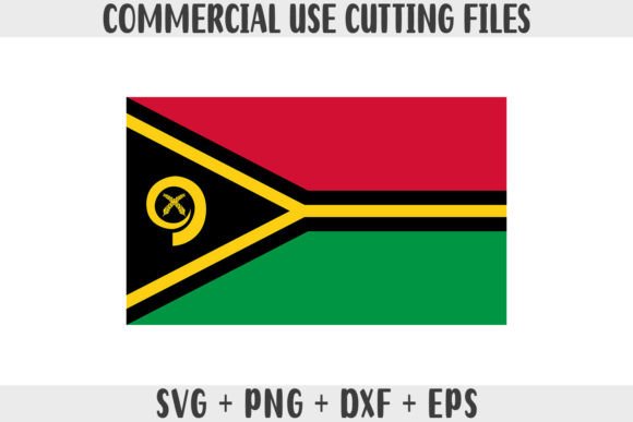 Vanuatu Flag SVG Original Colors